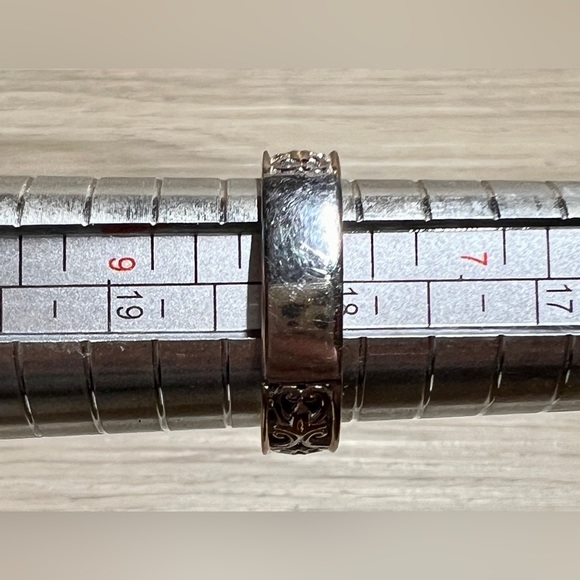 Gems En Vogue Sterling Silver 1.05ctw Pink Sapphire Cluster Ring, Size 8, 6g - Picture 10 of 10